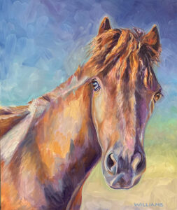 equine portrait by diane williams artist
